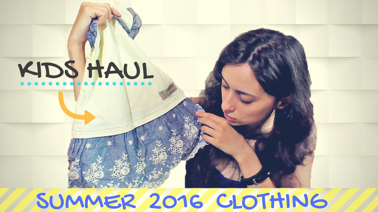 KIDS CLOTHING HAUL : Детские вещи из Японии / Одежда для девочек || Лето 2016