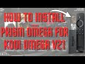 How to install cman builds prism omega for kodi omega v21