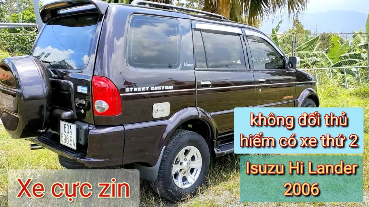 Bộ vè che mưa xe ô tô Isuzu Hi lander nhựa đen  E3 Audio Miền Nam