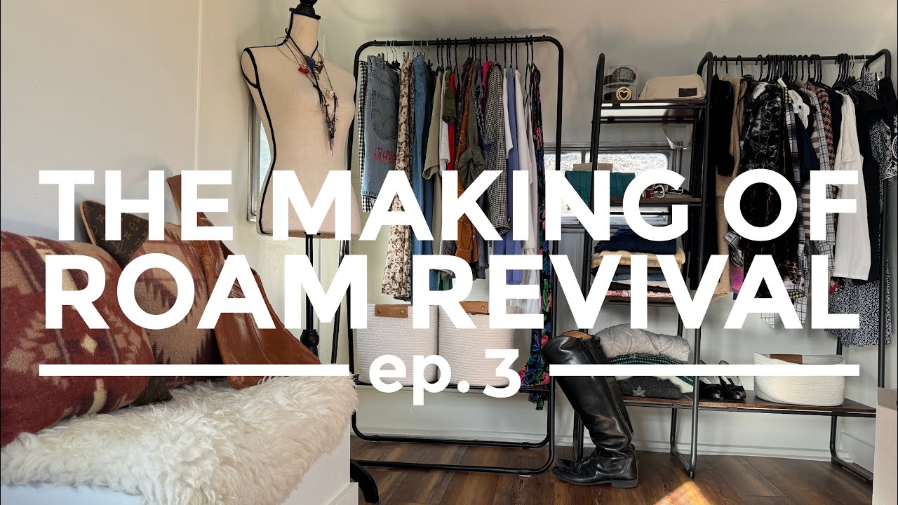 IN THE FINISHED TRAILER! MOBILE BOUTIQUE TOUR AND SOME OF MY FAVORITE PIECES.