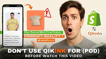 Dropshipping (POD) With Qikink Should Do Or Not ? Qikink Printed Product Quality | Products Price ?