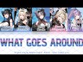 [COLOUR CODED LYRICS] What Goes Around (Hololive English -Advent-)