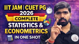 Marathon Complete Statistics & Econometrics🔥| CUET PG 2026 | IIT JAM 2026 | #cuetpg #iitjam2026