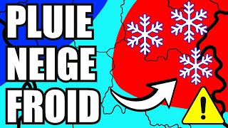 ⚠️ ALERTE MÉTÉO France : Pluie-Neige-Froid | Prévisions 7 Jours