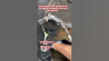 How to remove a Camaro mirror and reinstall the door panel the easy way.