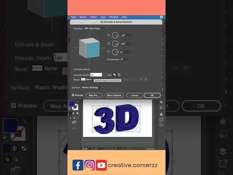 Video: Bagaimana Anda menggunakan 3d di Illustrator?