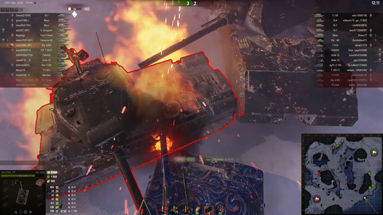 videos for cats Obj430U 9.6k dmg + 6 kills
