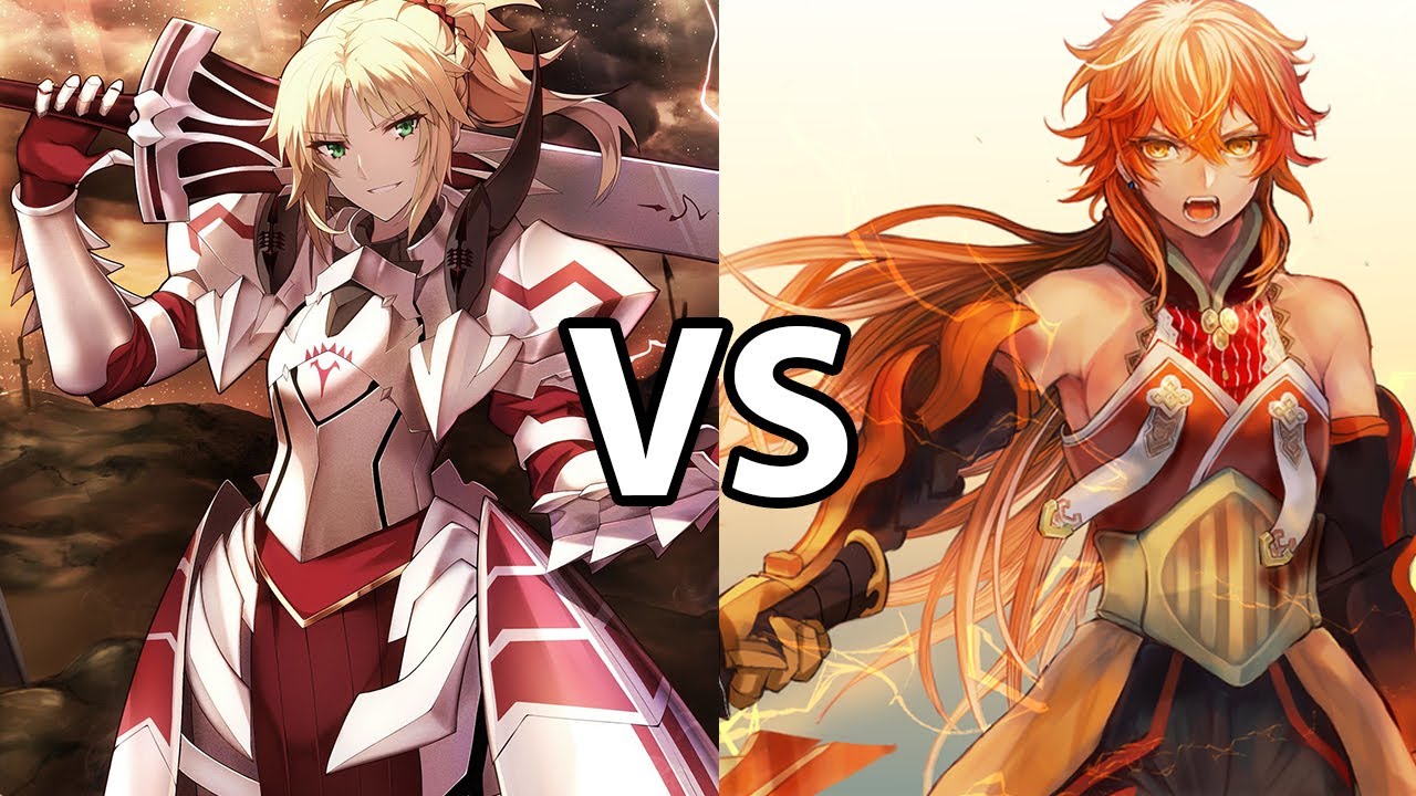 [FGO] Mordred vs Rama