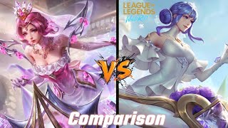 Prestige Crystal Rose Sona vs Crystal Rose Sona | League of Legends Wild Rift  screenshot 3