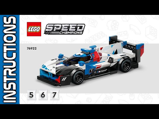 LEGO 76922 instructions | Speed Champions | 2024 | BMW M4 GT3