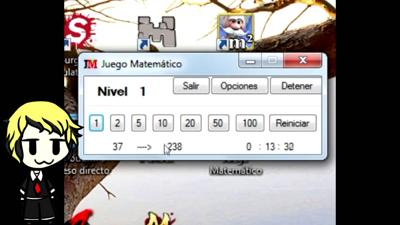 Juego Matemático - Juego Creado en Visual Basic 2010 - YouTube