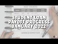 DEBT SNOWBALL UPDATE: Student Loan Payoff Good News & Major Progress (JANUARY 2022)