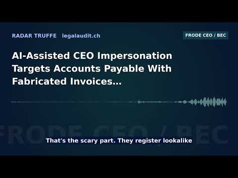 AI-Assisted CEO Impersonation Targets Accounts Payable With Fabricated Invoices