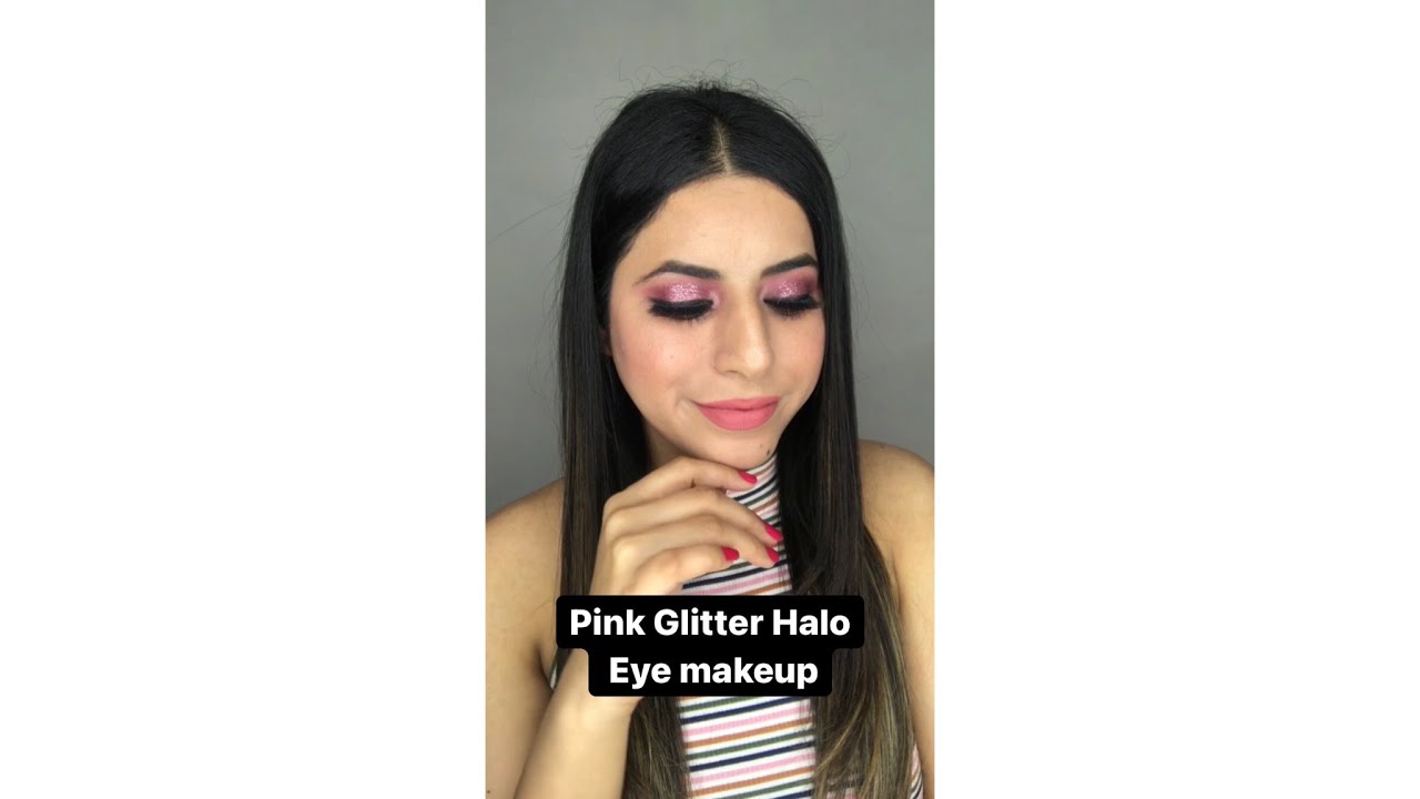Pink Halo Glitter Eyes 💖💖