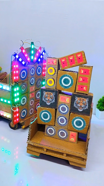 Ganesh Gauri Navdurga Mini DJ Truck Trolley || Govardhan Puja Diwali DJ Lighting Setup#shorts
