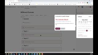 Quick sample Moodle 4.0 User Tour