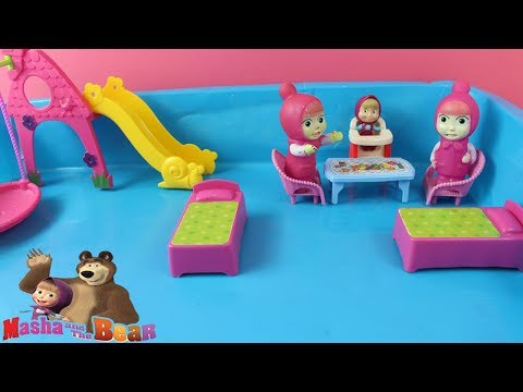 Maşaların Yeni Parklı Evi Koca Ayı Maşalara Sürpriz Yaptı Maşalar Parkta Oynuyorlar Masha And Bear