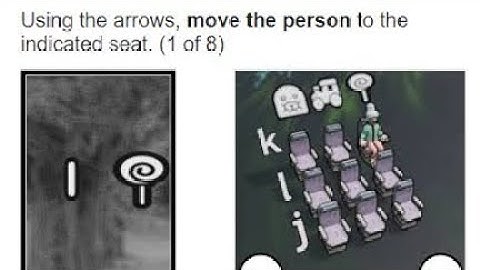 Fix Using the arrows move the person to the indicated seat captcha verification problem solve