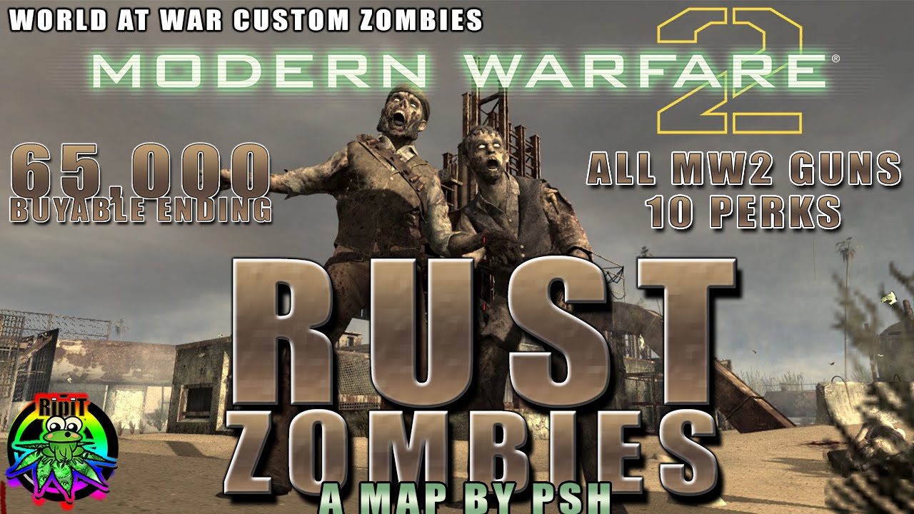 World At War Custom Zombies Modern Warfare 2 Rust 65,000 Buyable