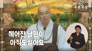 [법륜스님의 즉문즉설 제 1679회] 헤어진 남편이 아직도 싫어요