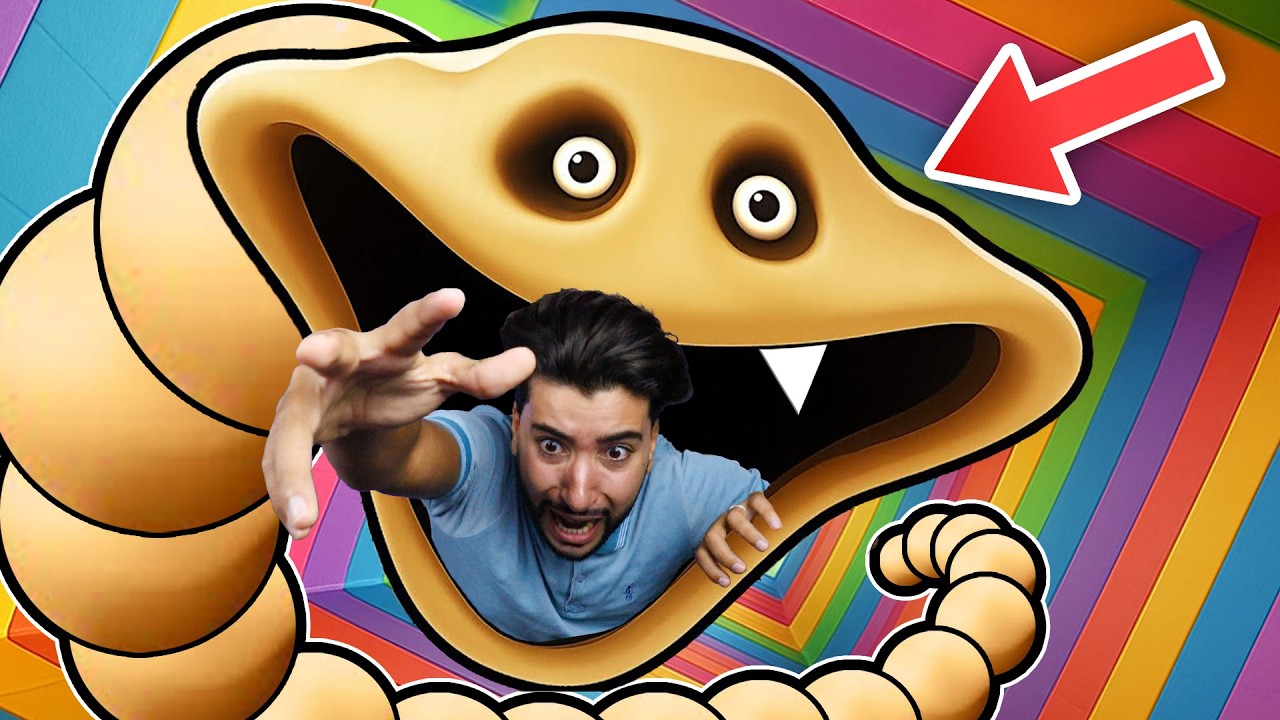 هذه الدودة المجنونة جائعة وتريد أكلي 😳 | Roblox