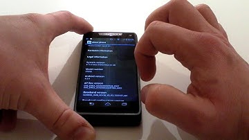"How To".. Android Update and Version Check - Motorola Razr i