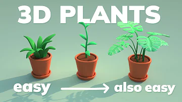 3 Ways to Make 3D Plants in Womp (SO EASY)