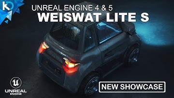 Weiswat Lite S - Cyberpunk Vehicle - Unreal Engine 4 #GameDev #UE5