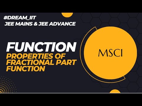 FUNCTION (LECTURE -11) QUESTION BASED ON FRACTIONAL PART FUNCTION,CLASS ...