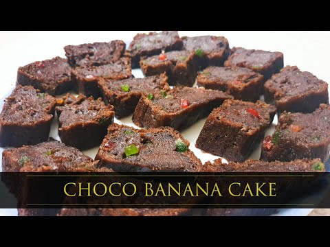 Como fazer Choco Banana Cake (Eggless) || Telugu Vlogs || SHAS Parin