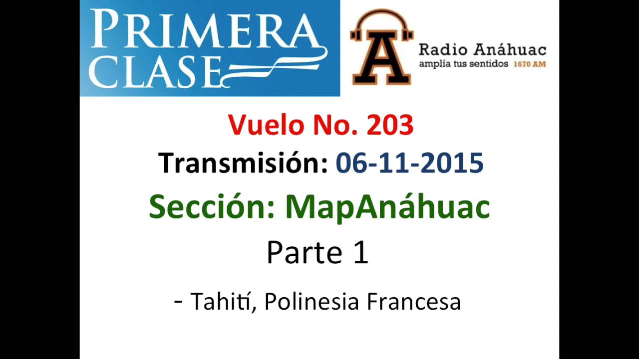 Vuelo 203 - MapAnáhuac Parte 1