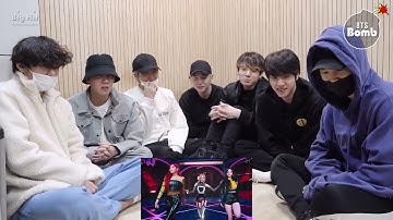 bts reaction to aespa next level mv