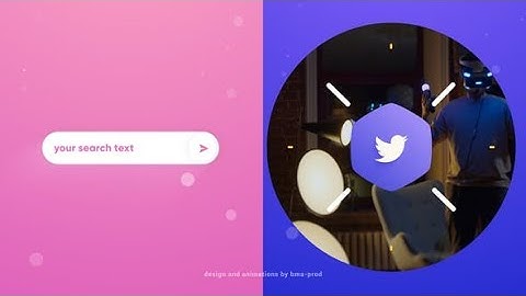 Minimal 2D Search Logo Intro | After Effects Template