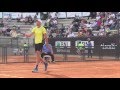 Gulbis showing umpire the wrong mark, Karlovic with the perfect answer