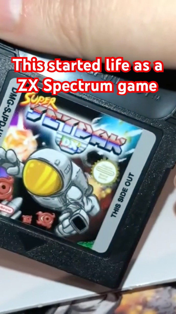 This started life as a ZX Spectrum game #zxspectrum #homebrew