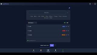 my vibe coded shopping list app screenshot 2
