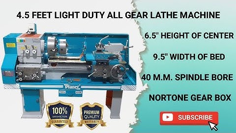 Light duty all gear lathe Machine | PLANET LATHE | Yogi Machine Tools Rajkot