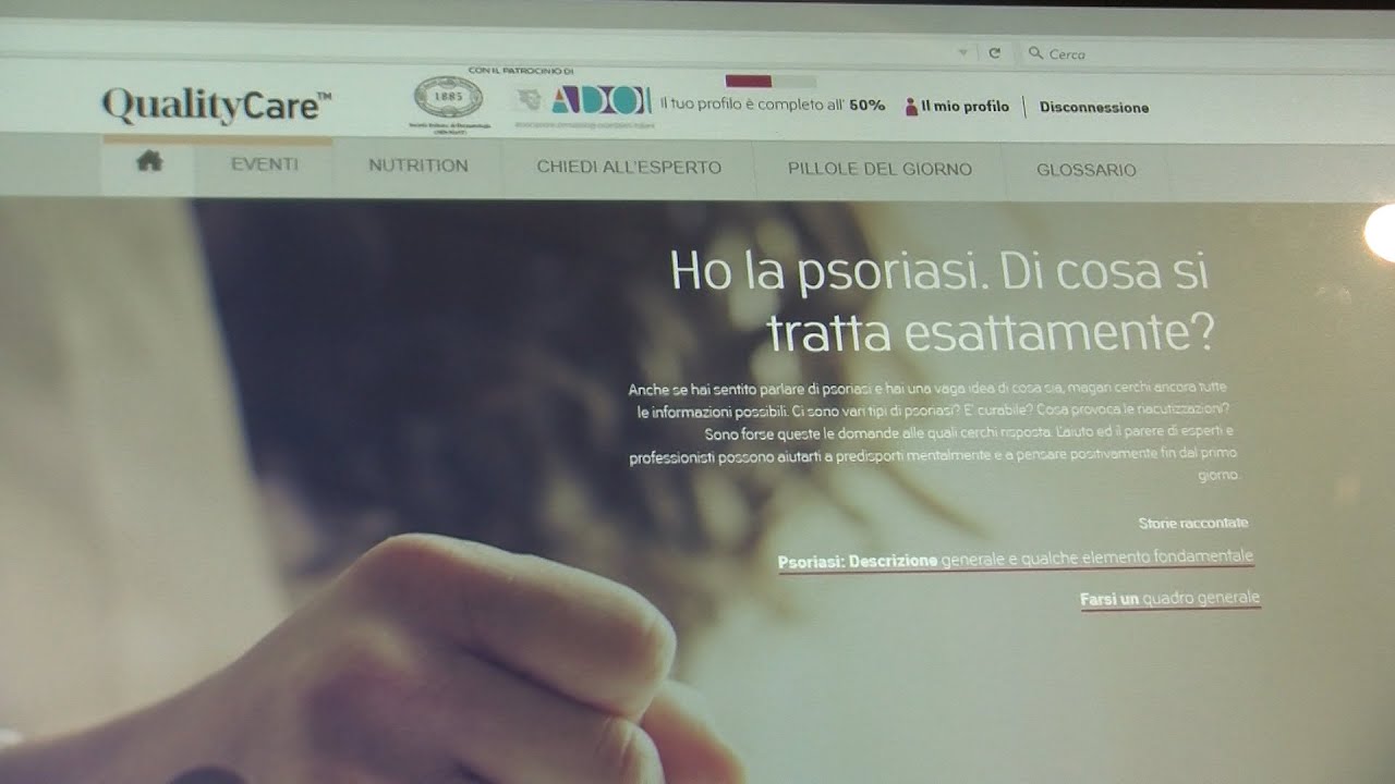 Psoriasi, nasce QualityCare: il sito per migliorare la qualità di vita dei pazienti