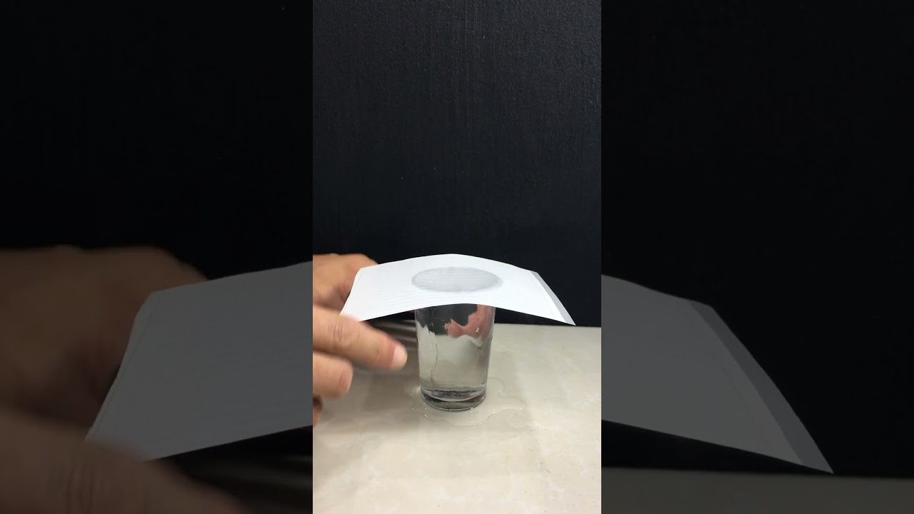 Can paper hold your water glass water 💧😮 