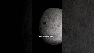 Moon starting moving closer to earth🌎 #moon #earth #space #gravity #ytshorts