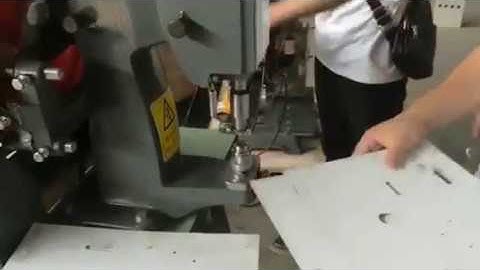 Lever arch files making machine (Ring binder finger hole file Fingering Eyelets riveting machine