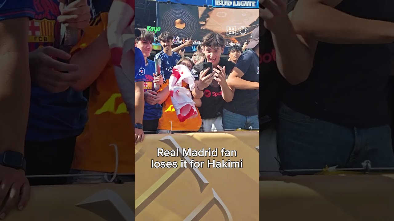 Madrid Fans LOSE MINDS Over Hakimi