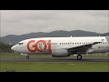 Pouso e Decolagem em Joinville - Boeing 737-700 GOL - (PR-GOW) 18/08/2018