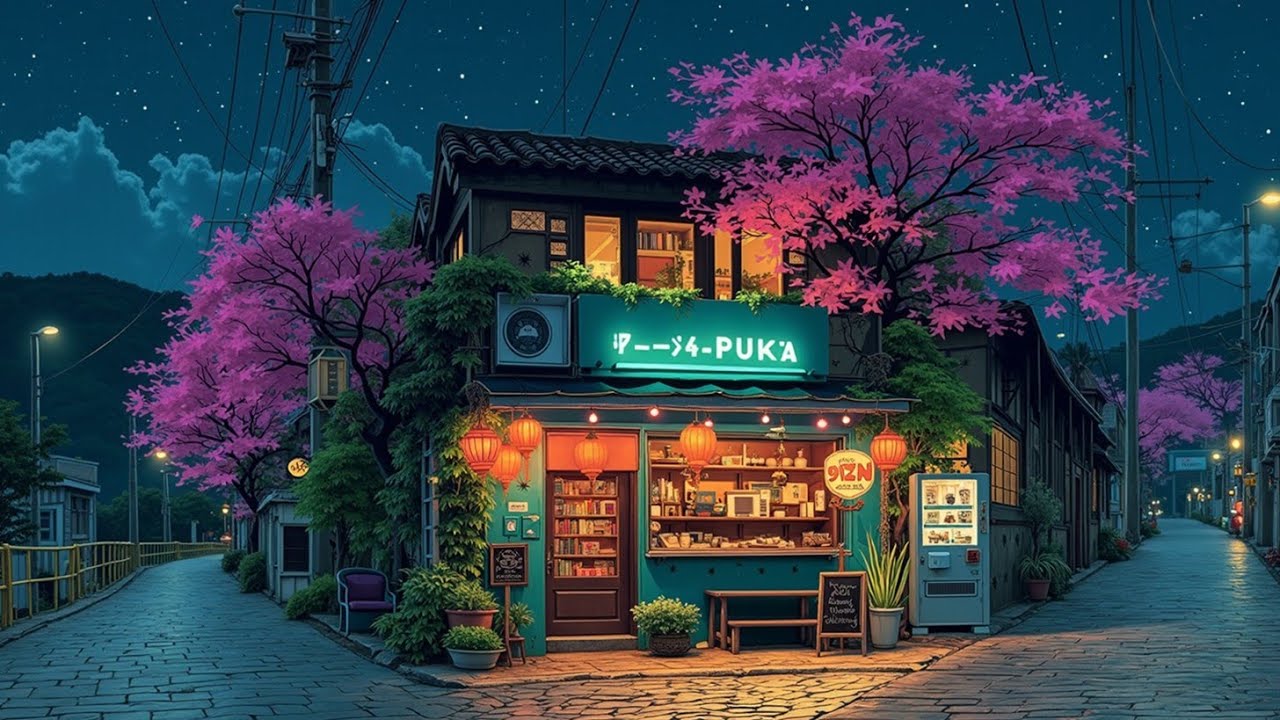 Уютный ночной городской музыкальный микс