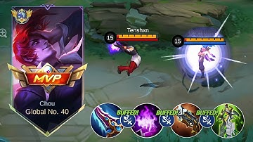 IORI CHOU ABUSING THIS BROKEN ONE SHOT BUILD TRICK AGAINST META HEROES IN SOLO RANK (must try)