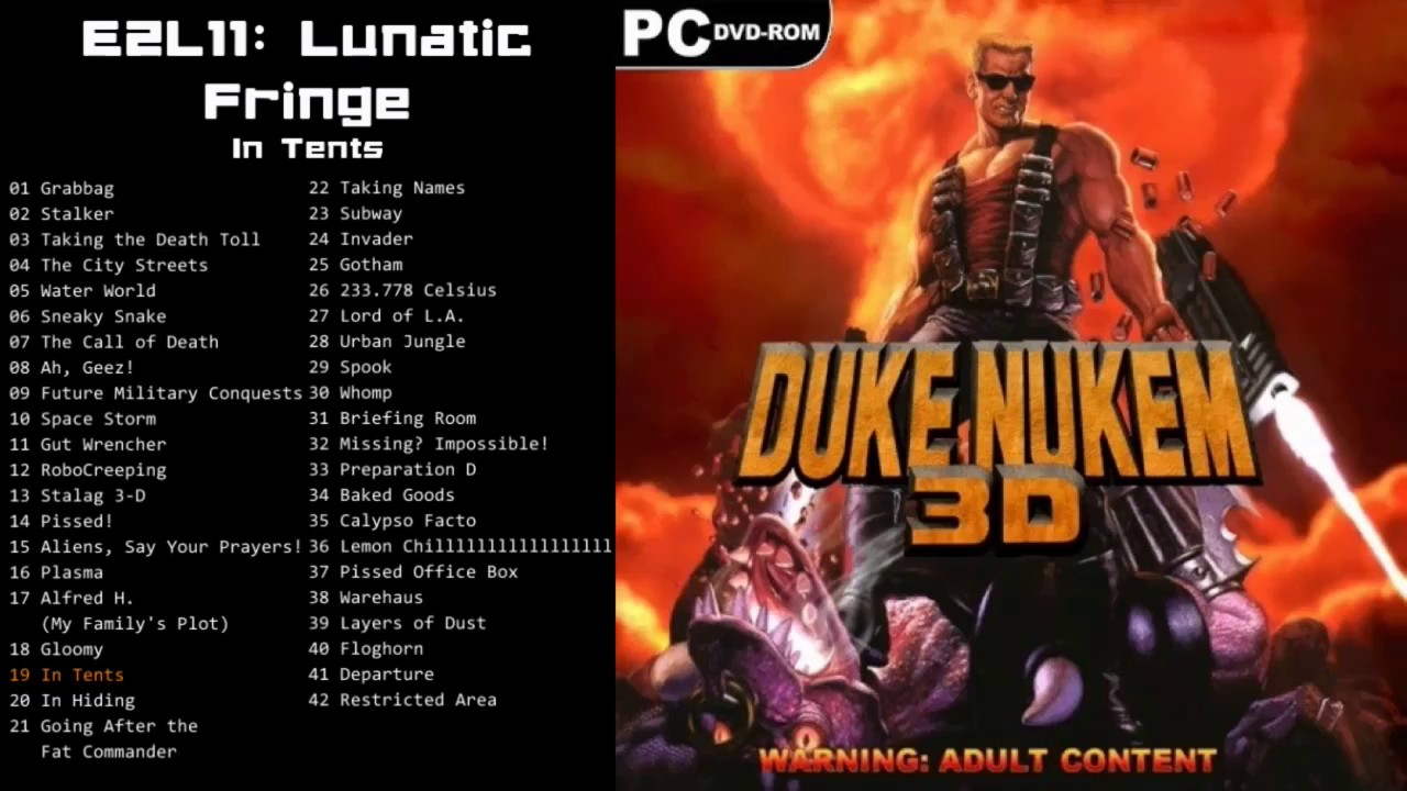 Duke Nukem 3D: Megaton Edition OST - E2L11: Lunatic Fringe - Track 19 "In Tents"
