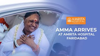 Amma Arrives at Amrita Hospital, Faridabad - July 28, 2022