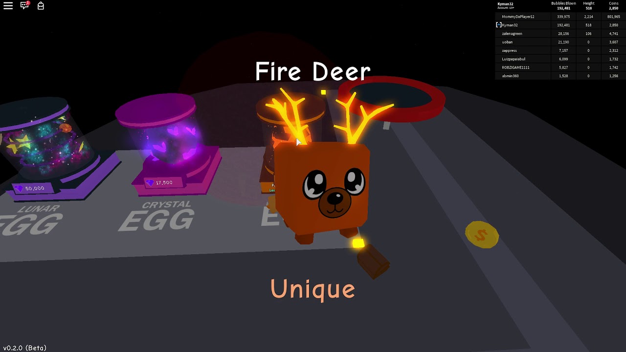 What Is Inside A Magma Egg Roblox Bubble Gum Simulator YouTube