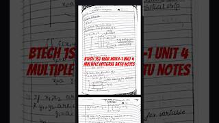 BTech 1st year Math-1 unit 4 multiple integral aktu notes #btech #engineering #aktu