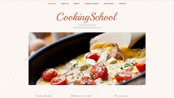 Culinary Skills Website Template by WT - 52979